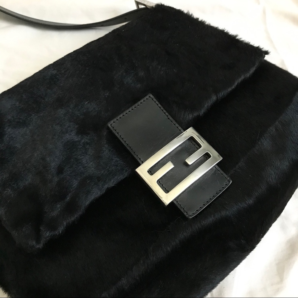 Authentic Vintage Black Animal Fur Fendi